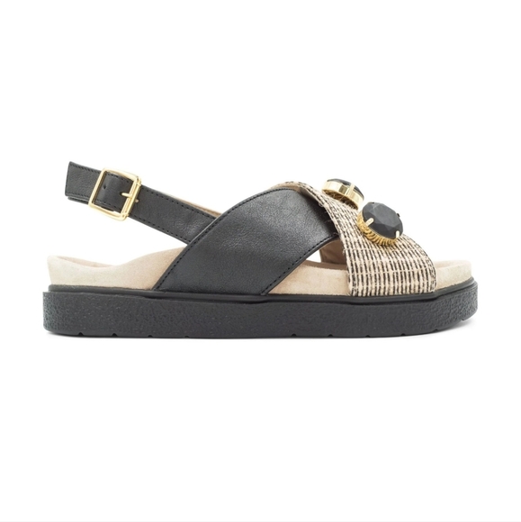 Inuikii Rafia Stone Sandals - Picture 3 of 6